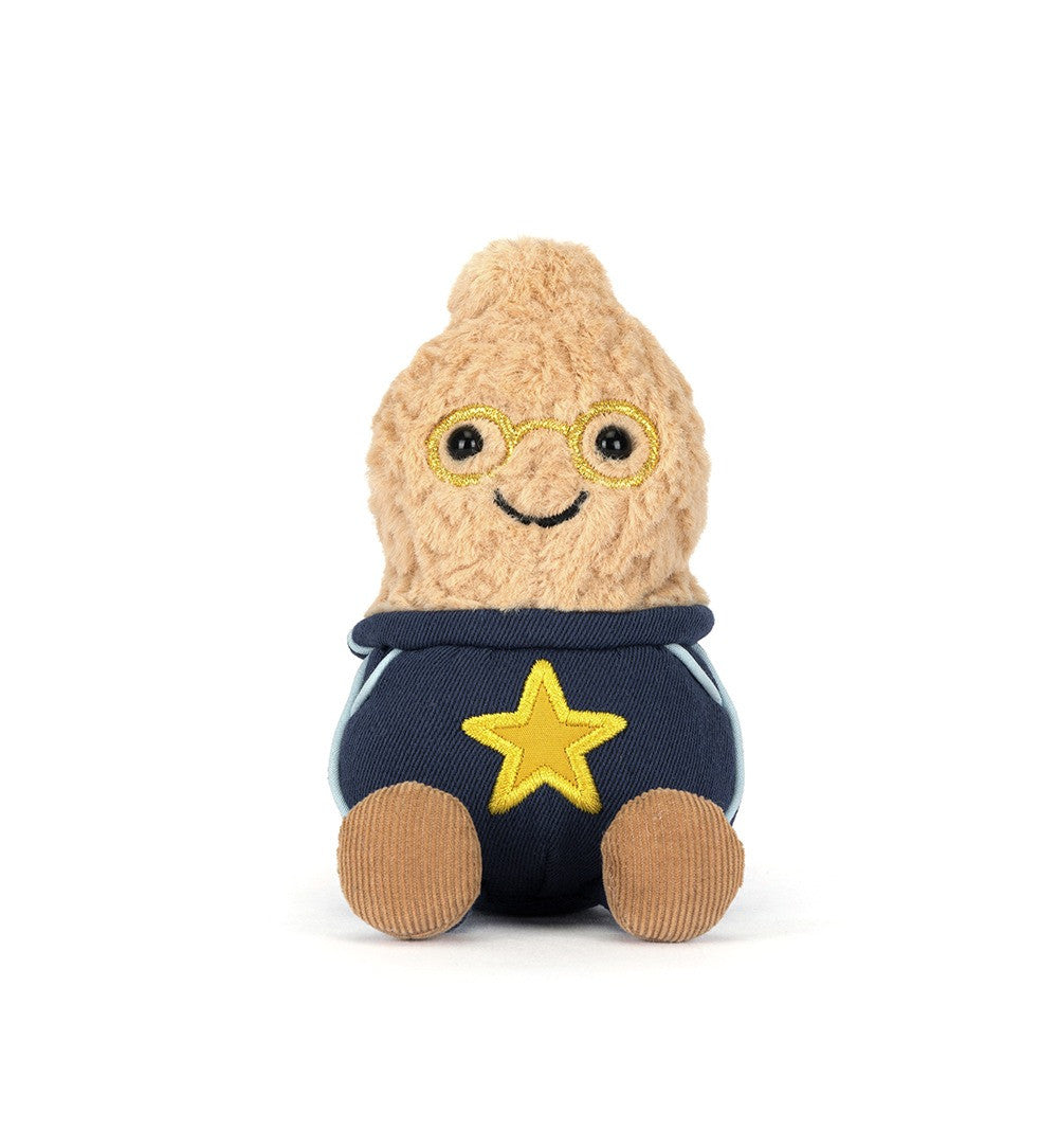 JELLYCAT AMUSEABLES PEANUT STAR STUDENT OUTFIT