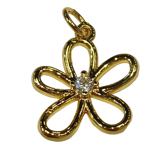 OPEN PETAL FLOWER CHARM