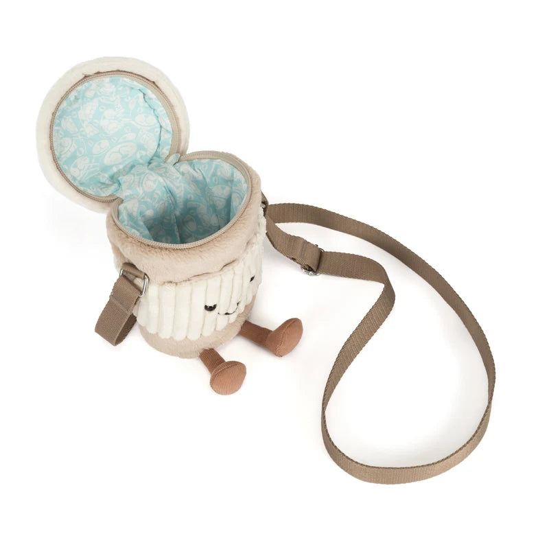 AMUSEABLES PERKLE COFFEE SHOULDER BAG