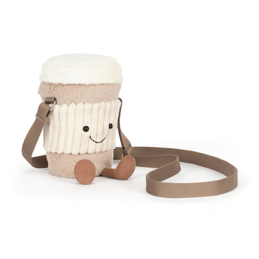 AMUSEABLES PERKLE COFFEE SHOULDER BAG