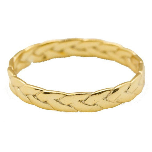 GOLD BRAIDED RING