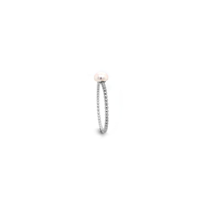 PEARL BUBBLE RING in SILVER SIZES 5-7