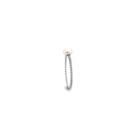 PEARL BUBBLE RING in SILVER SIZES 5-7