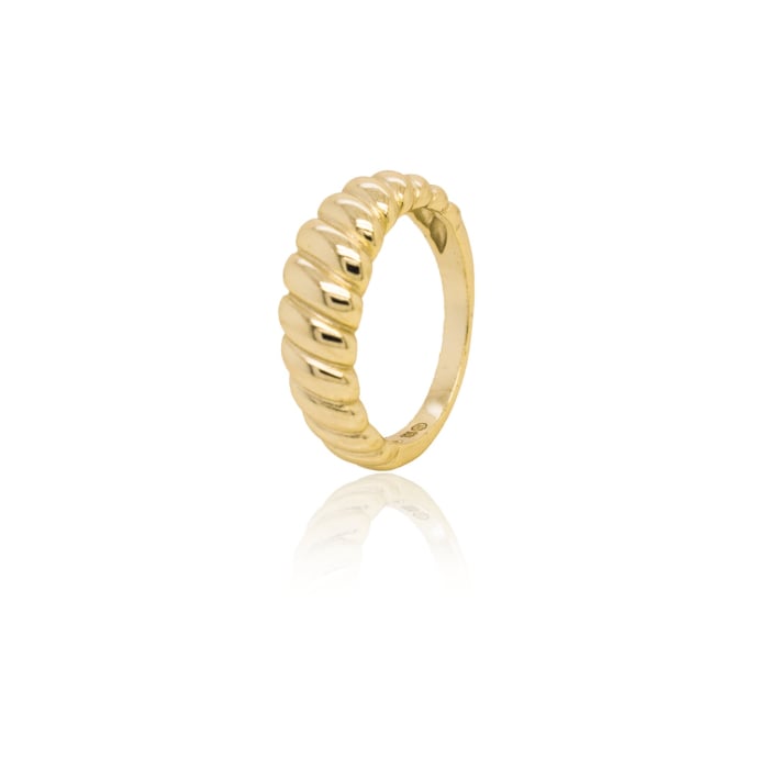 CROISSANT RING in GOLD