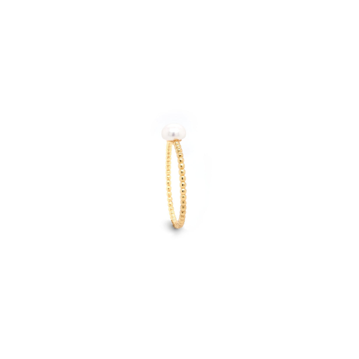 PEARL BUBBLE RING in GOLD