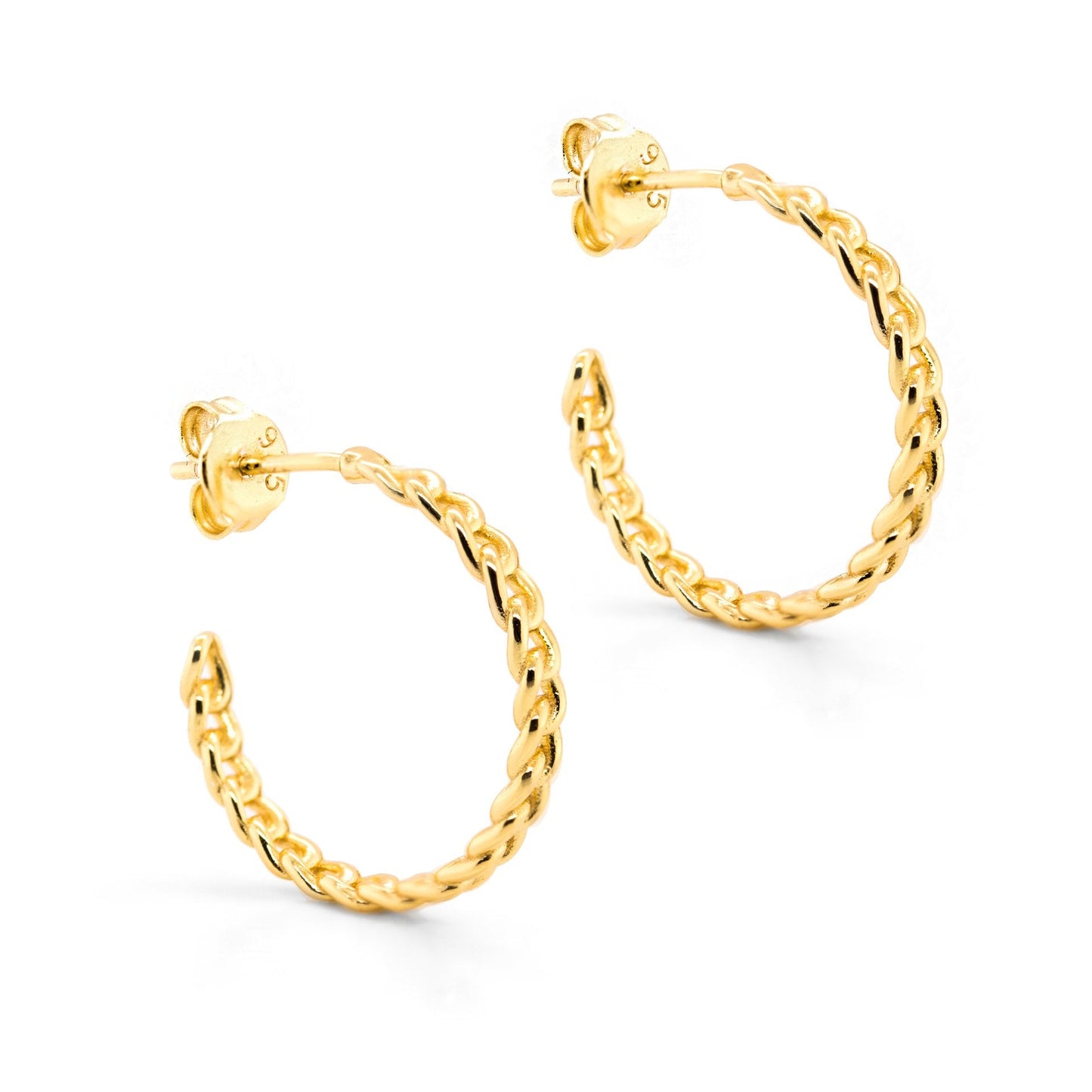 CURB CHAIN HOOPS