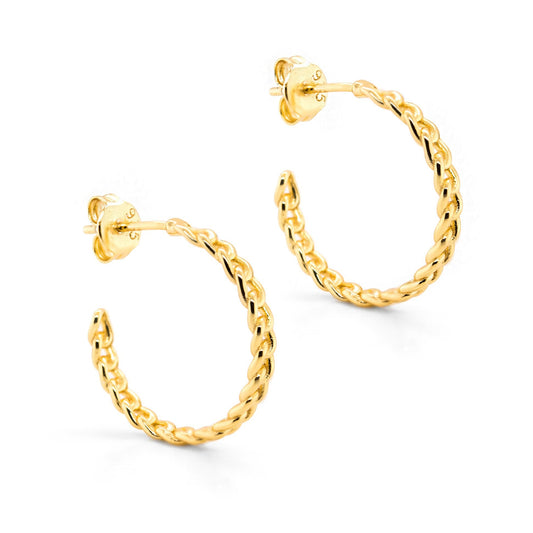 CURB CHAIN HOOPS