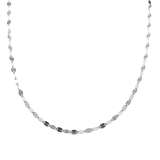 SILVER INTERTWINING CHOKER