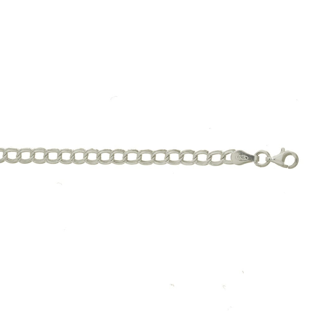 8” SILVER LINK CHAIN BRACELET
