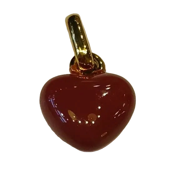 RED PUFF HEART CHARM