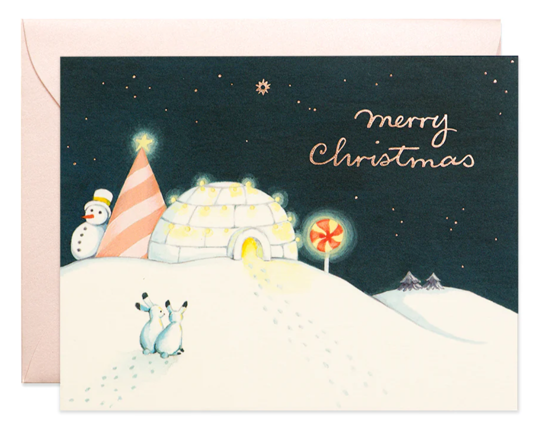 IGLOO CHRISTMAS CARD