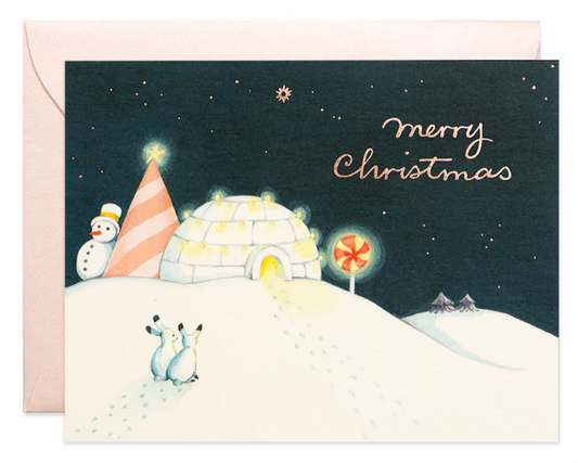 IGLOO CHRISTMAS CARD