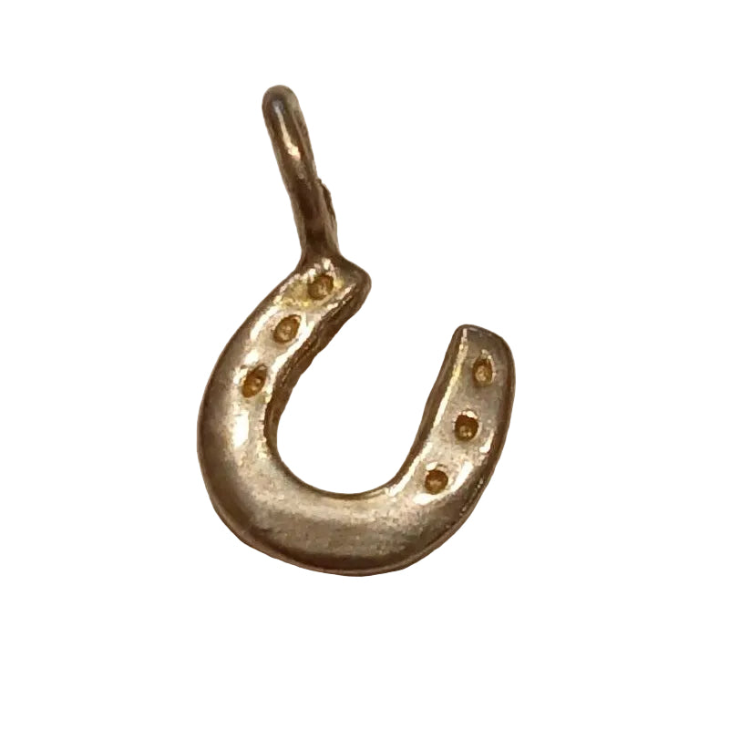 TINY SILVER HORSESHOE CHARM