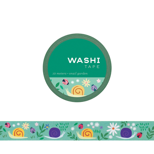 SNAIL GARDEN WASHI TAPE