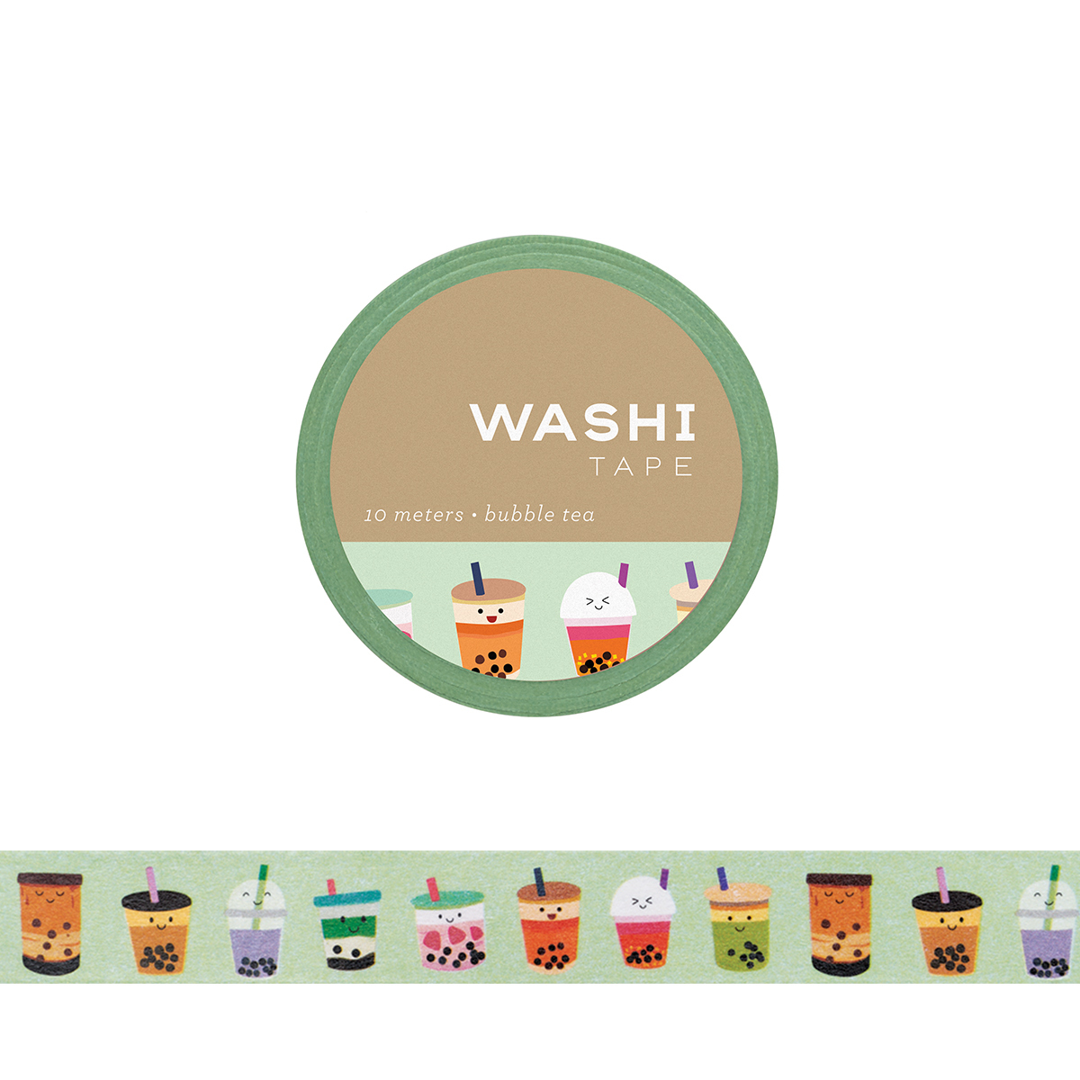 BUBBLE TEA WASHI TAPE