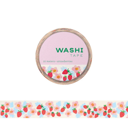 STRAWBERRIES WASHI TAPE