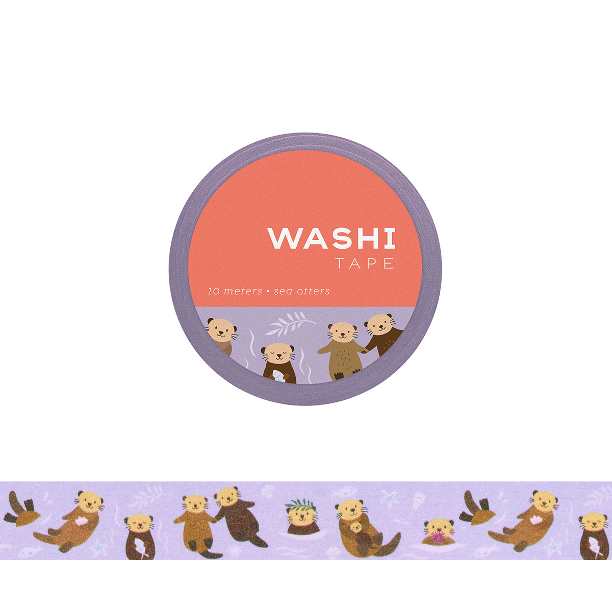 SEA OTTERS WASHI TAPE