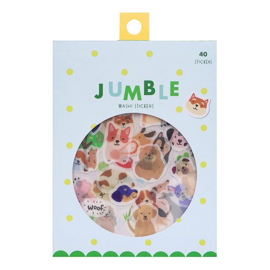 DOGS JUMBLE STICKERS