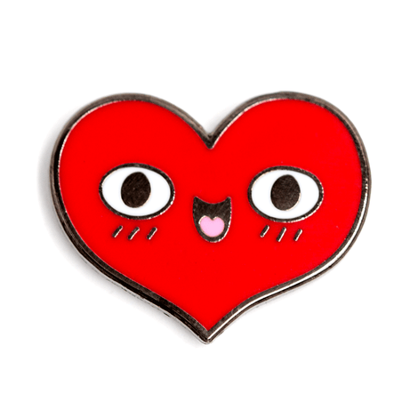 HAPPY HEART PIN