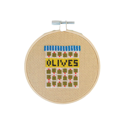 OLIVES CROSS STITCH KIT
