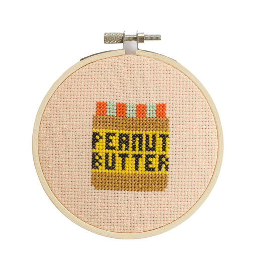 PEANUT BUTTER CROSS STITCH KIT