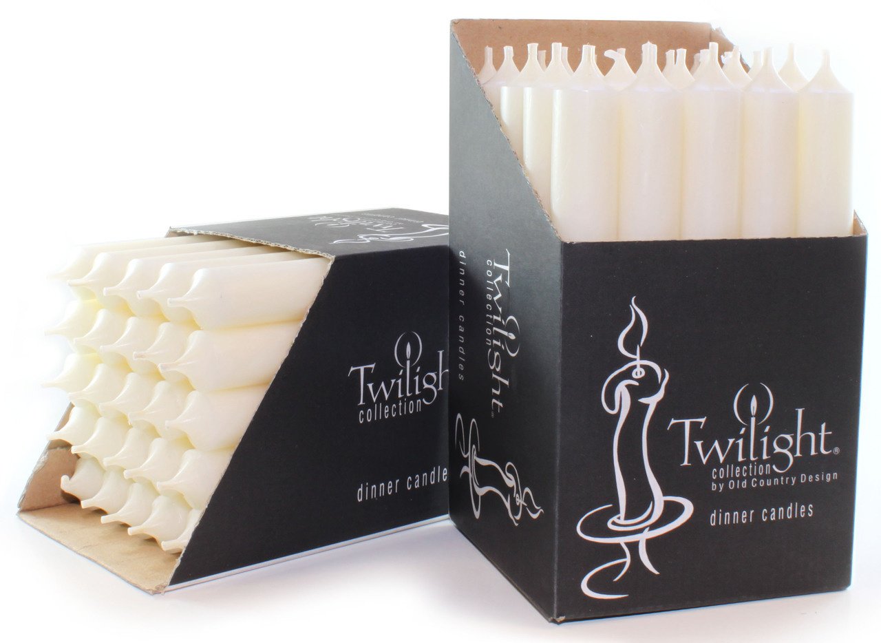 IVORY CANDLE 10"