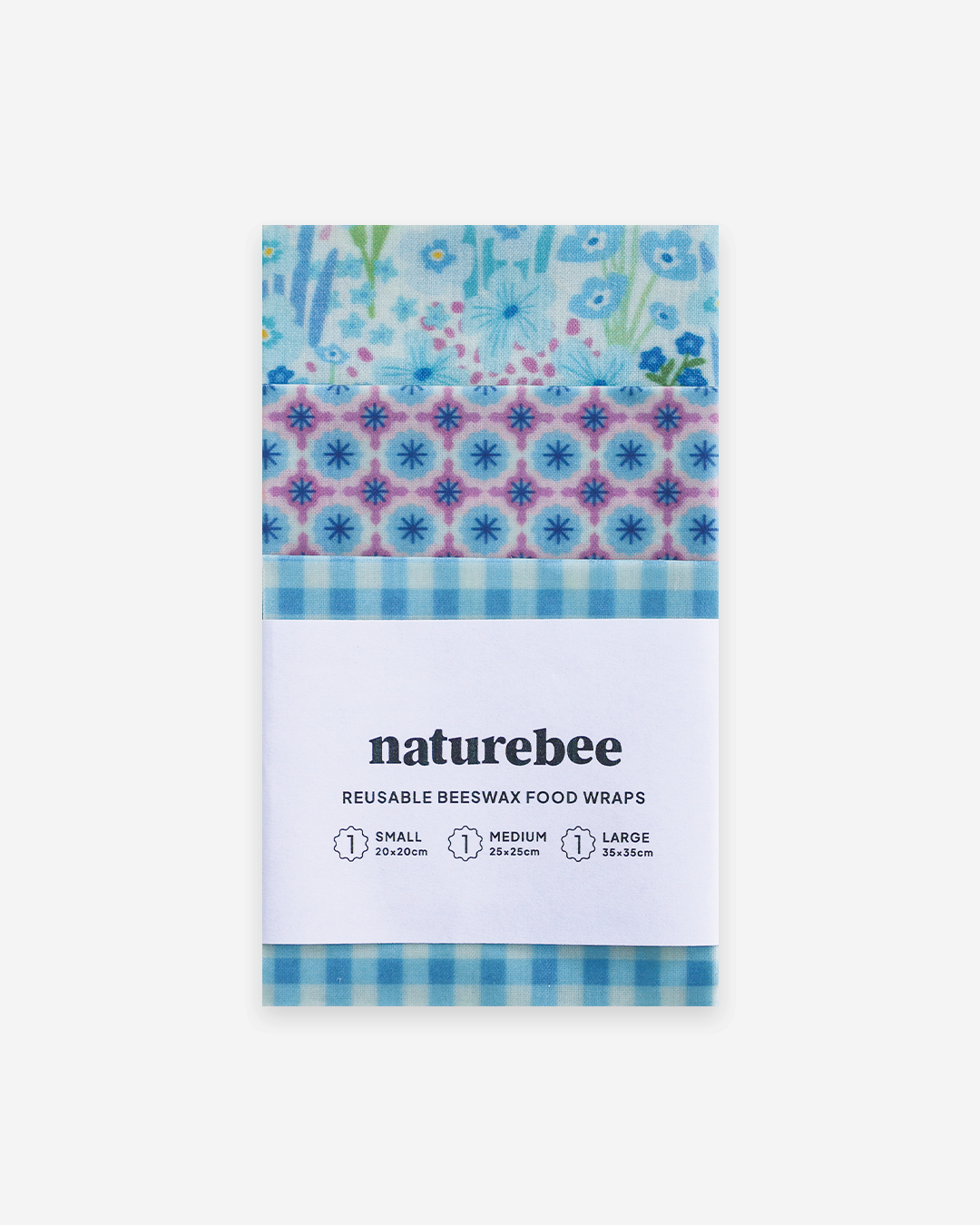 BLUE BEESWAX WRAP SET