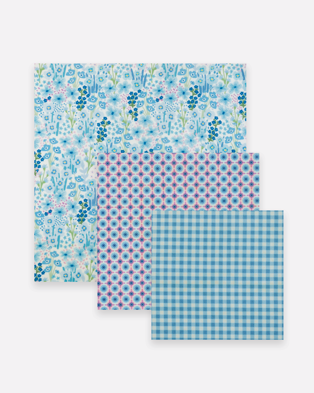 BLUE BEESWAX WRAP SET