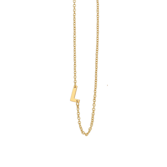 L LETTER NECKLACE