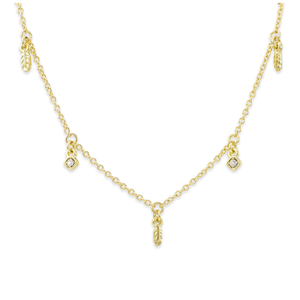 FEATHERS OF FAB NECKLACE