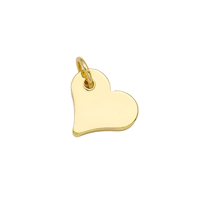 GOLD SIDEWAYS HEART