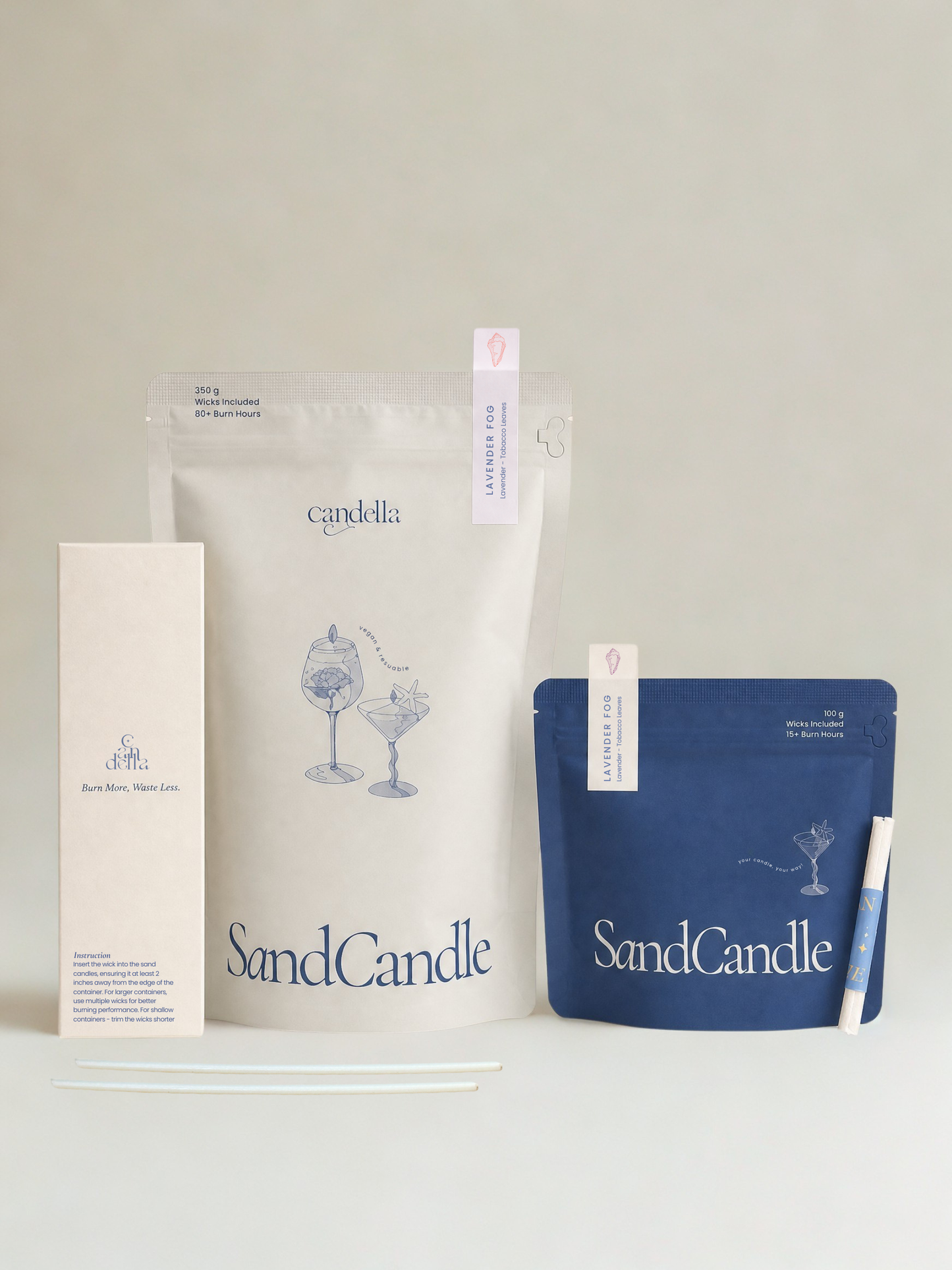 CANDELLA SAND CANDLES