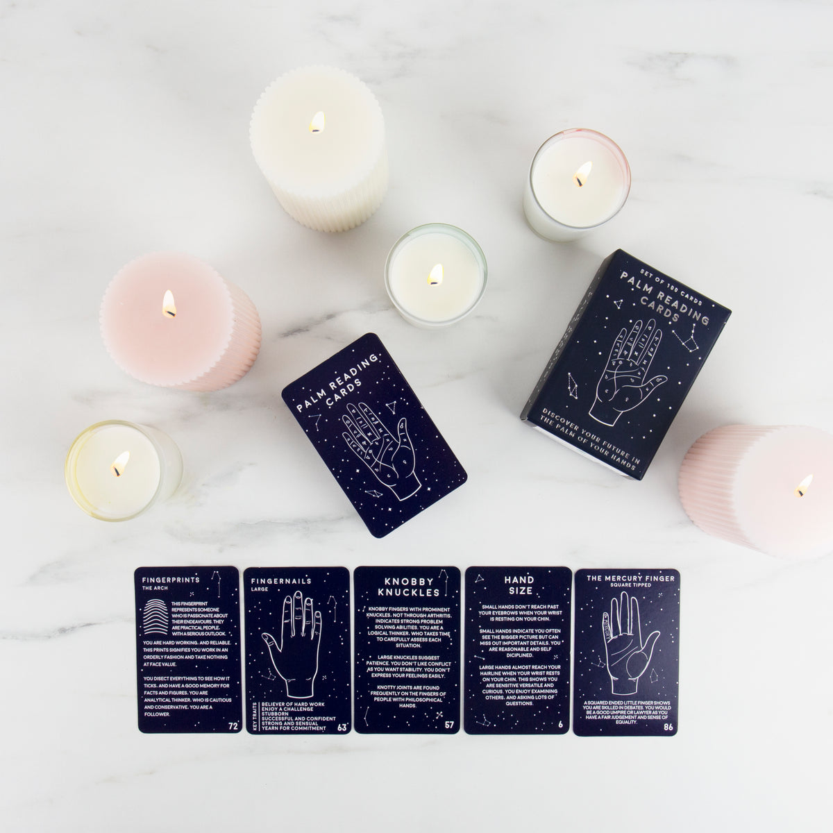 PALM READING CARDS