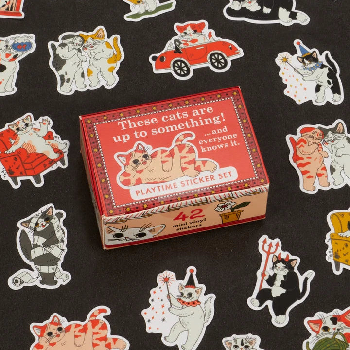 BLUE Q STICKER SET