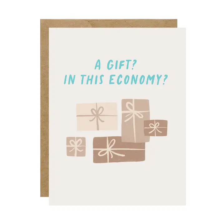 A GIFT IN THIS ECONOMY CARD