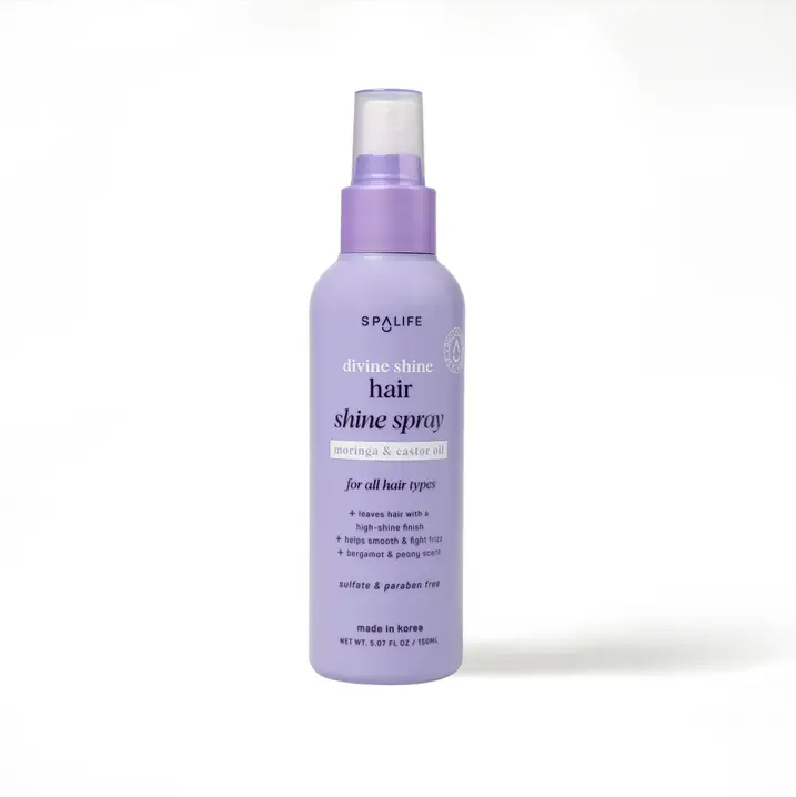 DIVINE HAIR SHINE SPRAY MORINGA & CASTOR OIL