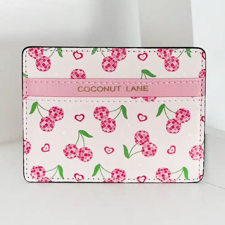DISCO CHERRIES CARD HOLDER