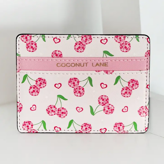 DISCO CHERRIES CARD HOLDER