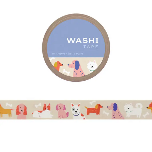 LITTLE PAWS WASHI TAPE