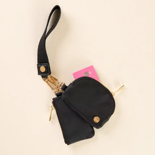 DUO WRISTLET - BLACK