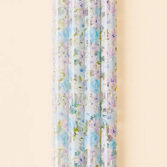 STRAW SET - GARDEN BLUE