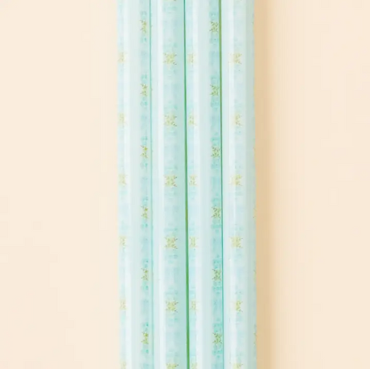 STRAW SET - FANCY BLUE