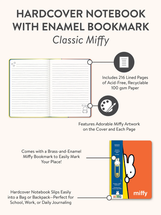 MIFFY NOTEBOOK W/BOOKMARK