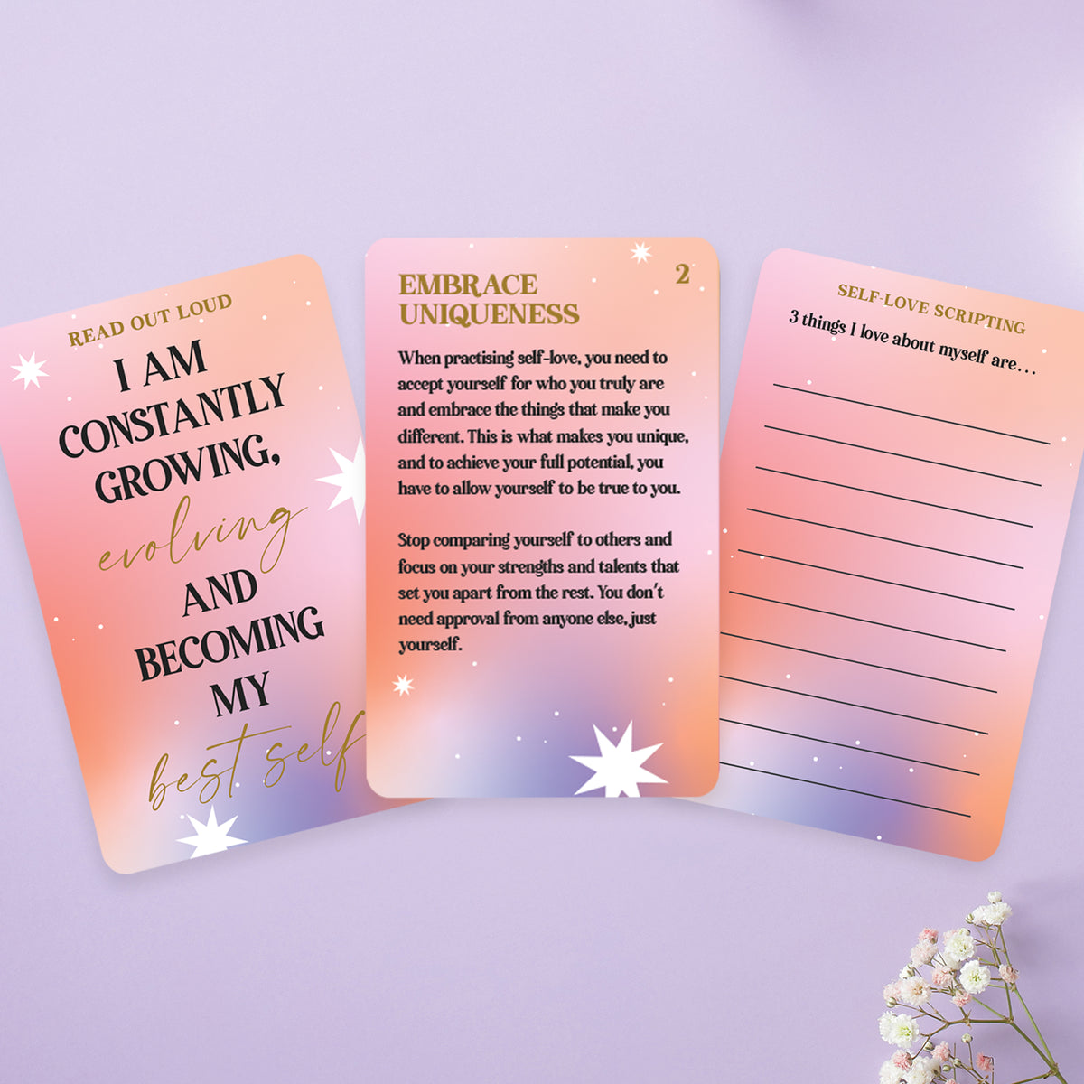 SELF-LOVE AFFIRMATION CARDS