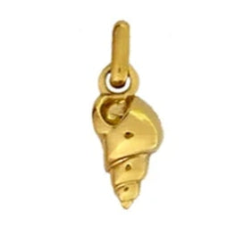 GOLD CONCH SHELL CHARM