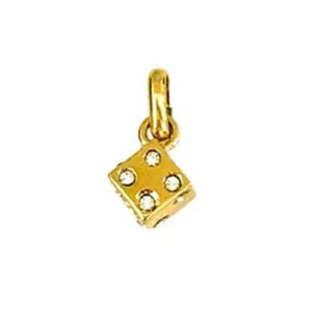 GOLD DICE CHARM