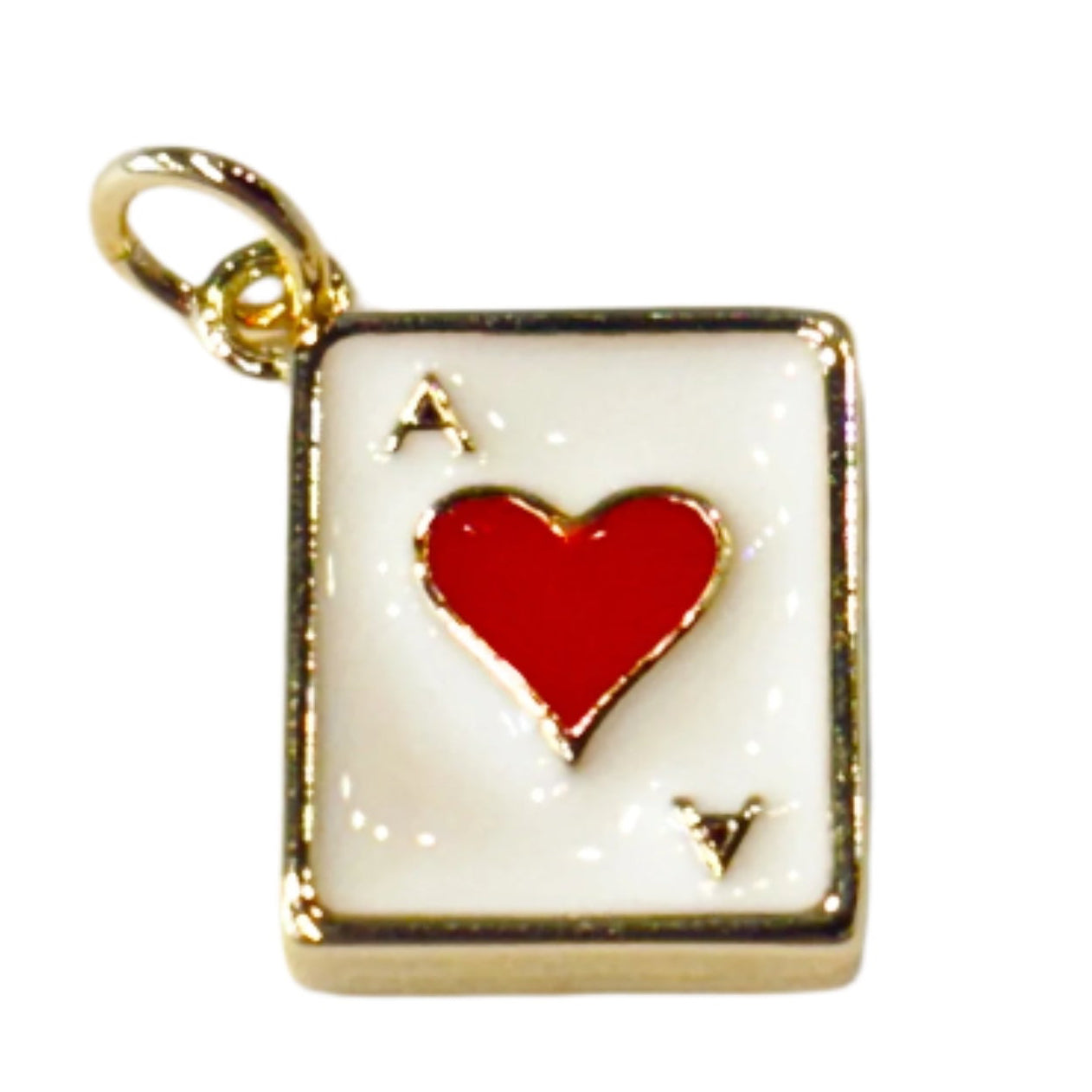 ACE OF HEARTS CHARM