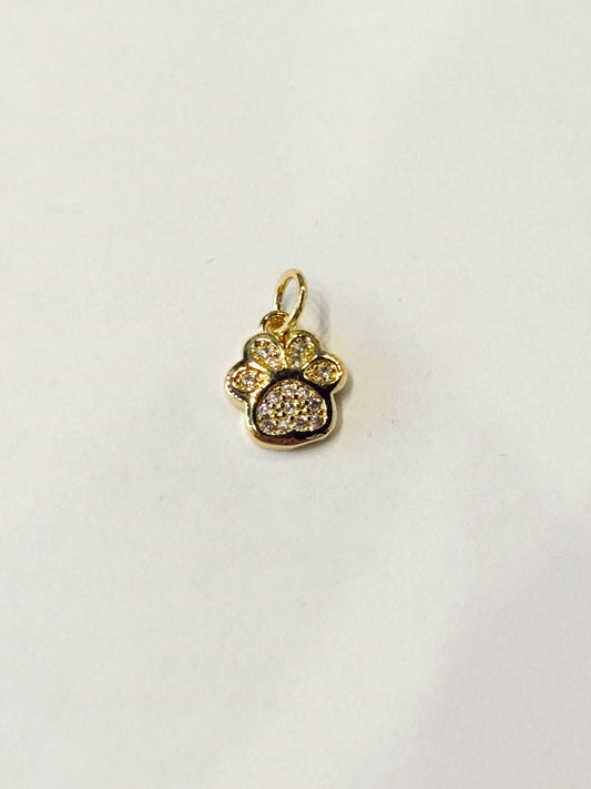 GOLD PAW PRINT CHARM