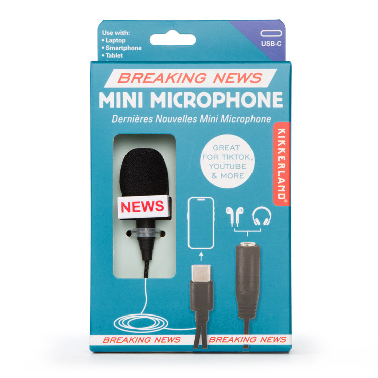 BREAKING NEWS MINI MICROPHONE