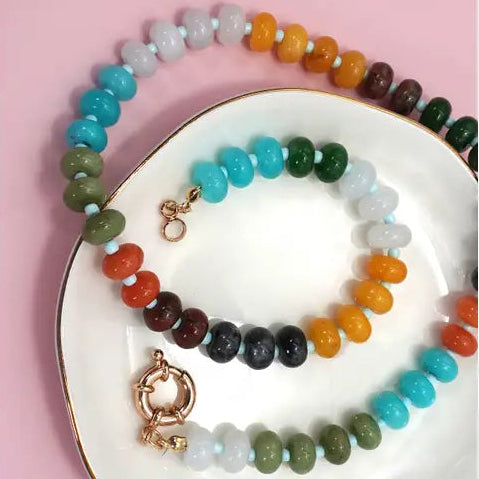 NATURAL STONE NECKLACE